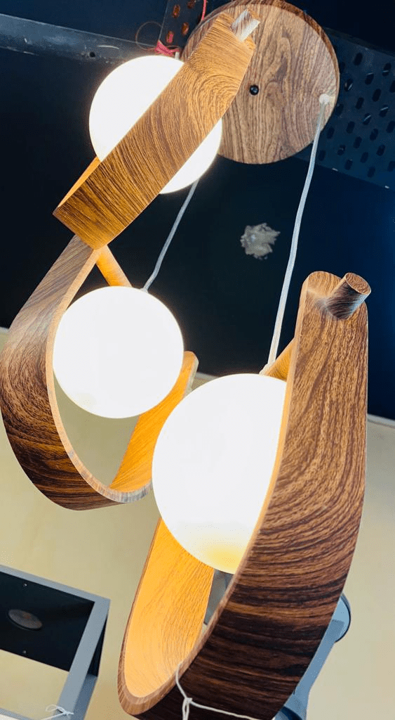 Magic Eye Nordic Pendant Light | N - Lighten | Sculptural glow for bedside & dining - N - Lighten