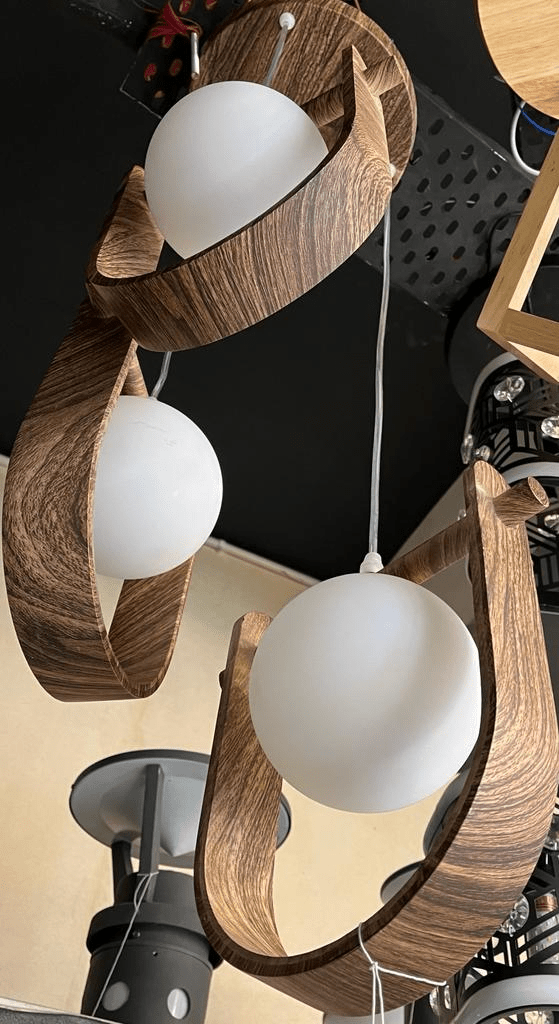 Magic Eye Nordic Pendant Light | N - Lighten | Sculptural glow for bedside & dining - N - Lighten