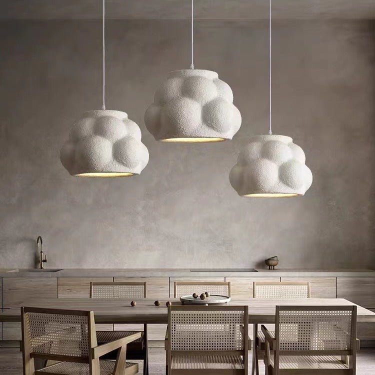 Moss Aura Pendant Light | N - Lighten | Minimal White Body for Homes & Restaurants - N - Lighten
