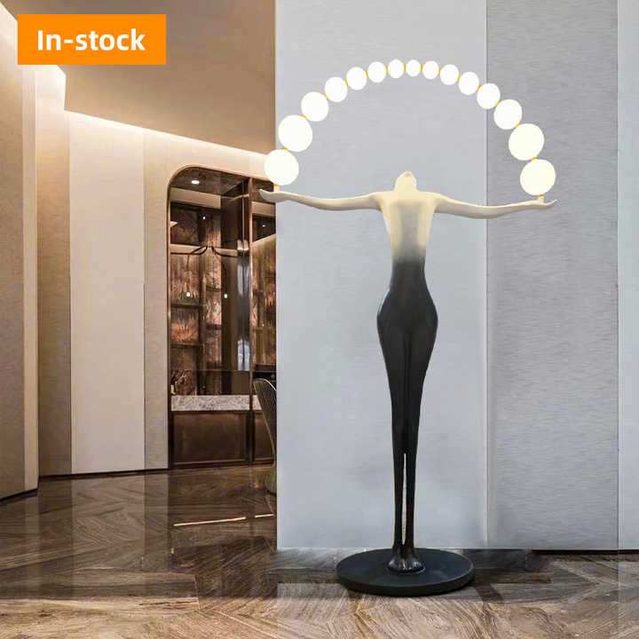 Muse Silhouette Floor Lamp | N - Lighten | Sculptural Art for Living Rooms - N - Lighten