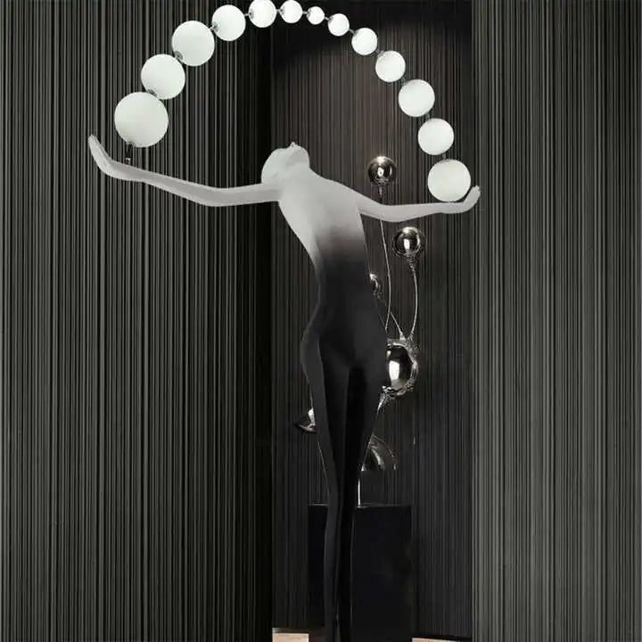 Muse Silhouette Floor Lamp | N - Lighten | Sculptural Art for Living Rooms - N - Lighten