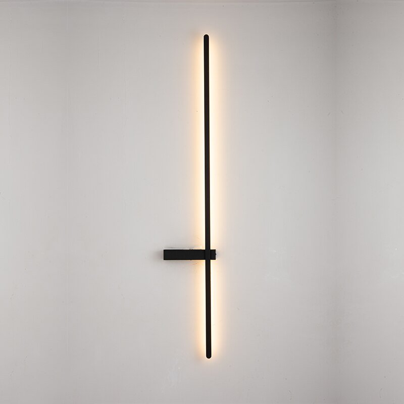 NordLine Black Wall Lamp | N - Lighten | Slim 900mm LED for Bedroom & Living Rooms - N - Lighten