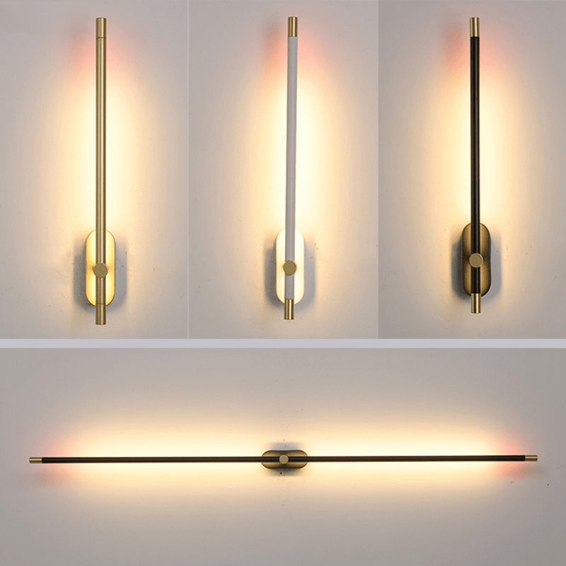 NordLine Black Wall Lamp | N - Lighten | Slim 900mm LED for Bedroom & Living Rooms - N - Lighten