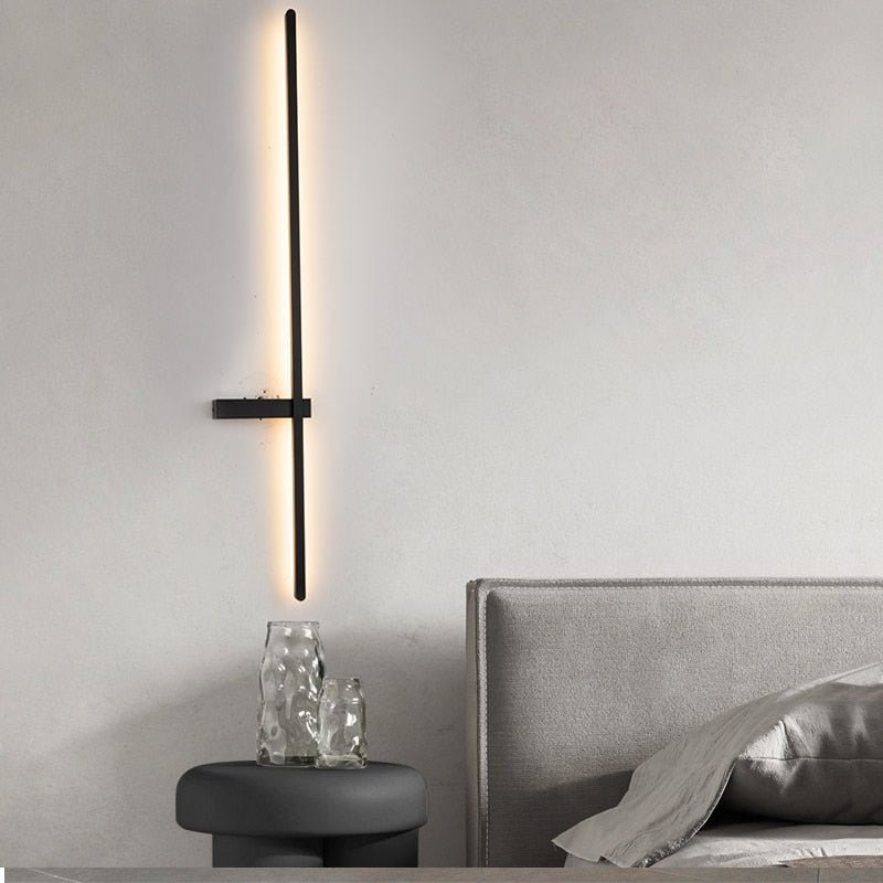 NordLine Black Wall Lamp | N - Lighten | Slim 900mm LED for Bedroom & Living Rooms - N - Lighten