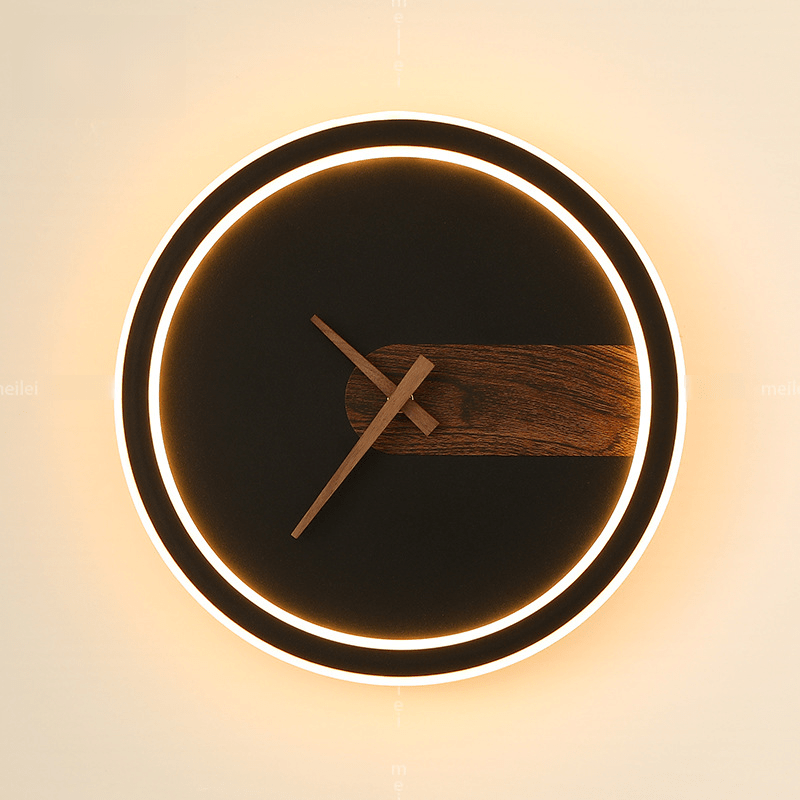 Orbis Black Wall Clock | N - Lighten - N - Lighten