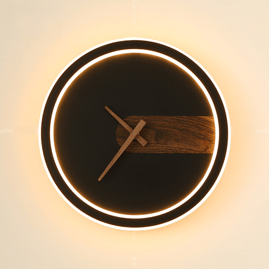 Orbis Black Wall Clock | N - Lighten - N - Lighten