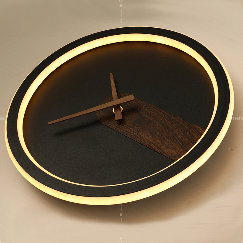 Orbis Black Wall Clock | N - Lighten - N - Lighten