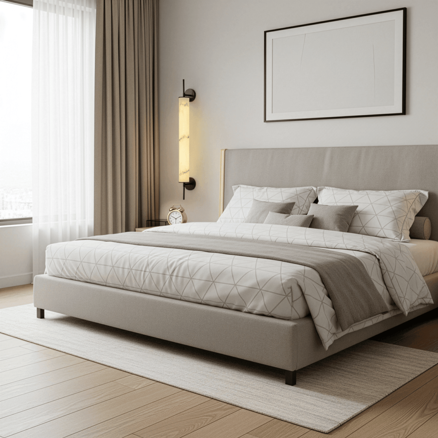 Purestone Pillar Wall Lamp | N - Lighten | Marble Glow for Bedside & Hallways - N - Lighten