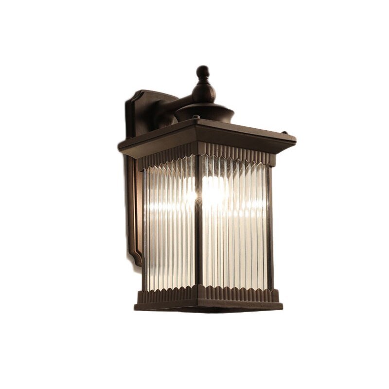Regal Lantern Outdoor Wall Lamp | N - Lighten | Antique Finish for Gates & Porches - N - Lighten