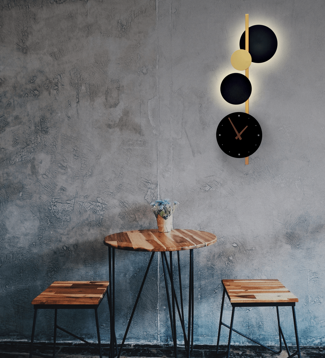 Rio TimeGlow Wall Lamp | N - Lighten | 3 - in - 1 LED for Living Rooms & Bedrooms - N - Lighten