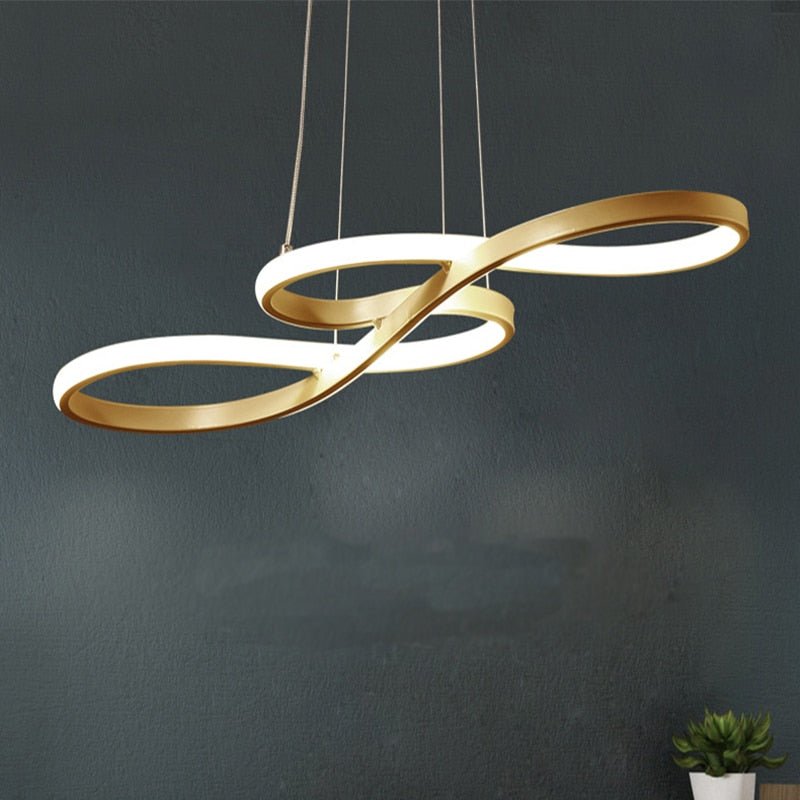 Spiral Loft Pendant Light | N - Lighten | 3 - in - 1 CCT LED for Dining & Kitchen - N - Lighten