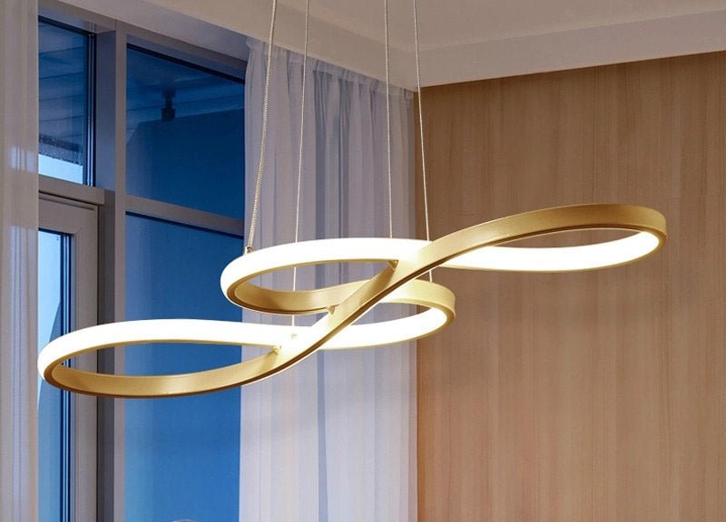 Spiral Loft Pendant Light | N - Lighten | 3 - in - 1 CCT LED for Dining & Kitchen - N - Lighten