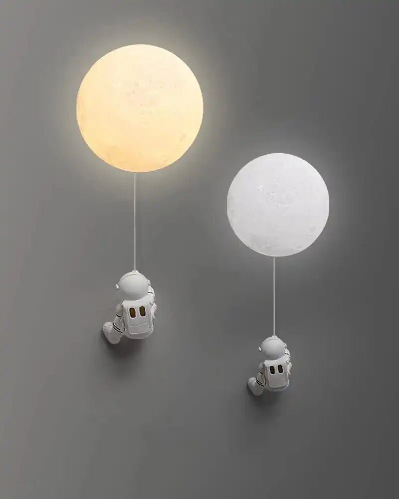 Stellar Buddy White Wall Light | N - Lighten | Astronaut LED for Kids Bedrooms - N - Lighten