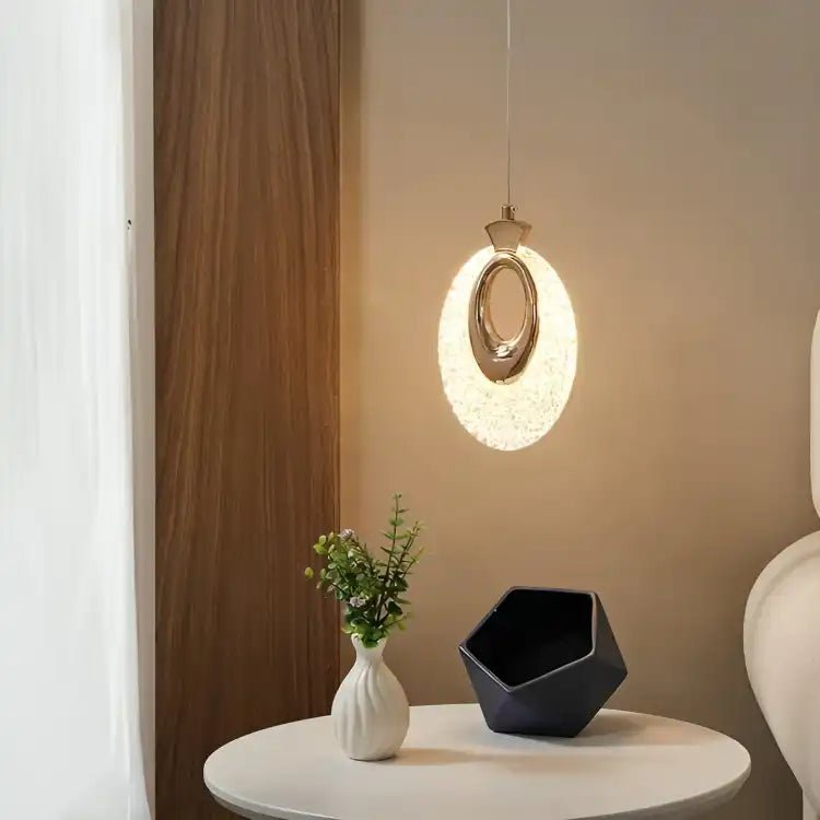Tinsel Aura Pendant Light | N - Lighten | 3 - in - 1 Toggle CCT for Dining & Foyer - N - Lighten