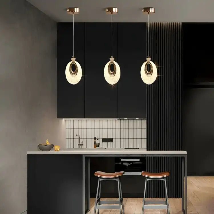 Tinsel Aura Pendant Light | N - Lighten | 3 - in - 1 Toggle CCT for Dining & Foyer - N - Lighten