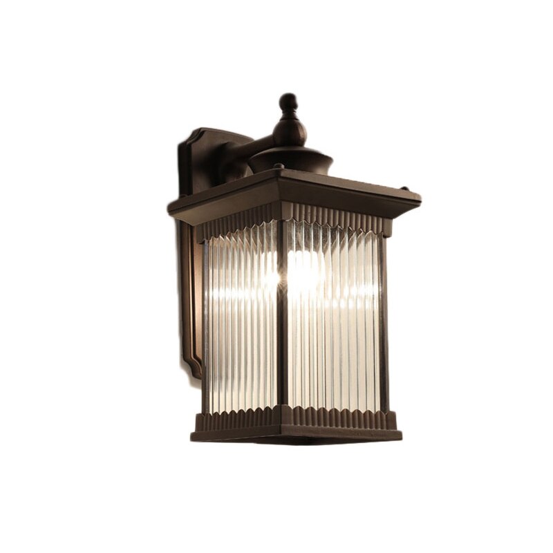 Antique Outdoor Wall Lamp outdoor wall lamp antique finish N-Lighten side view