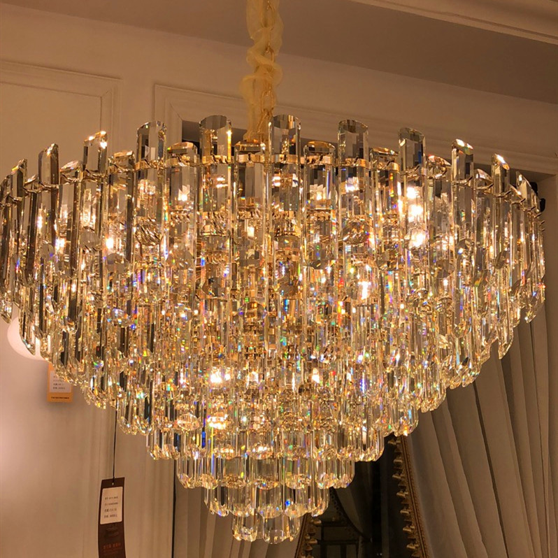 Light luxury living room chandelier postmodern crystal chandelier
