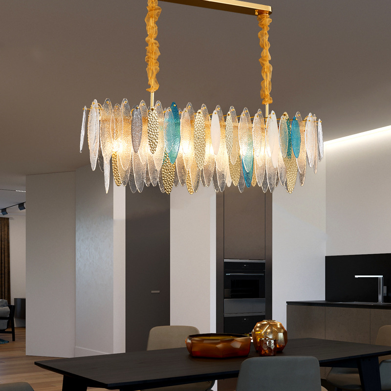 Postmodern light luxury chandelier living room chandelier