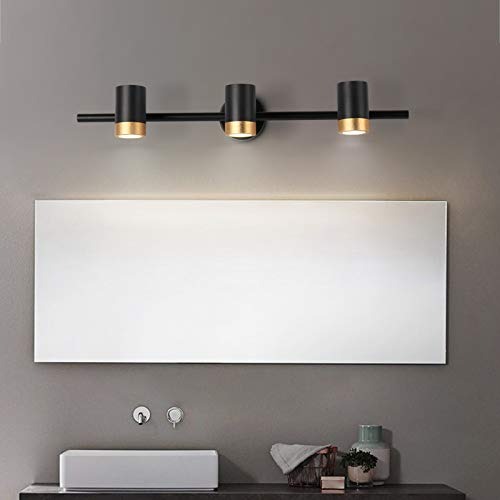Led Bathroom Vanity Picture Mirror Light Black Gold wall lamps