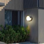 LED Outdoor Lamp Modern Wall Sconce Light Fixture Round