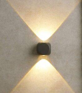 LED Ball Outdoor Wall Step UP Down Light Fixture