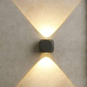 LED Ball Outdoor Wall Step UP Down Light Fixture