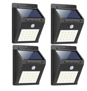 LED Solar Motion Sensor Light