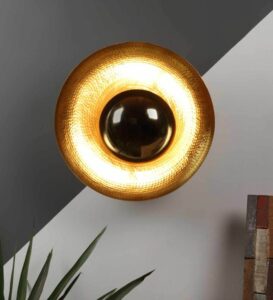 N-Lighten Nickel Antique Aluminum Wall Light