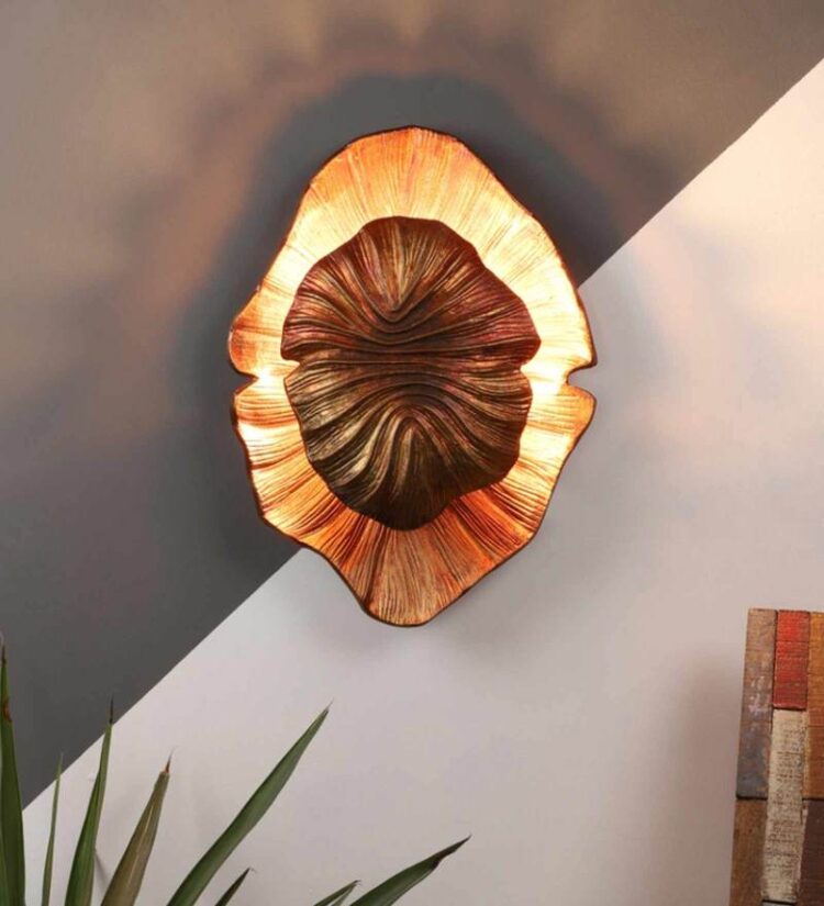 N-Lighten Leaf Shaped Vintage wall lamps