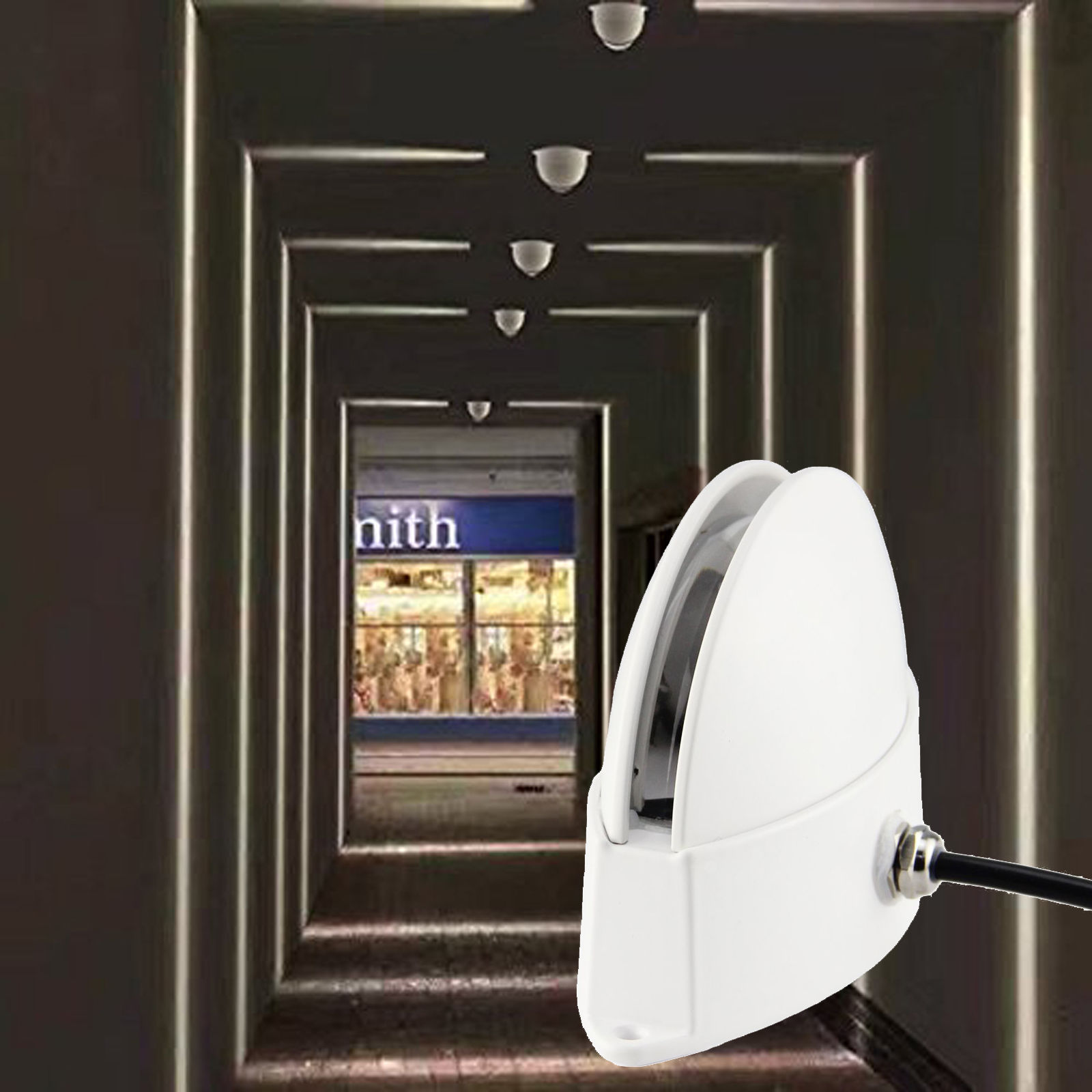 LED Window Corridor Light 360 Degree Ray Door Frame Line Outdoor Wall Lamps