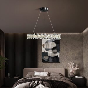 Crystal Single Ring style chandelier 1
