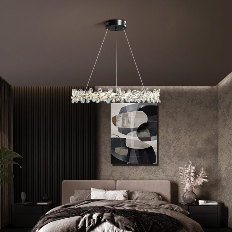 Crystal Single Ring style chandelier