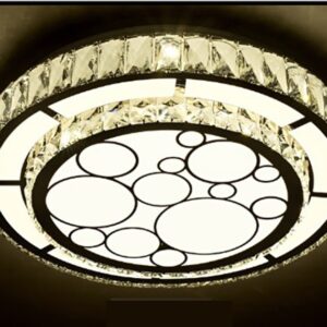 Crystal ceiling light led foyer ceiling lamp