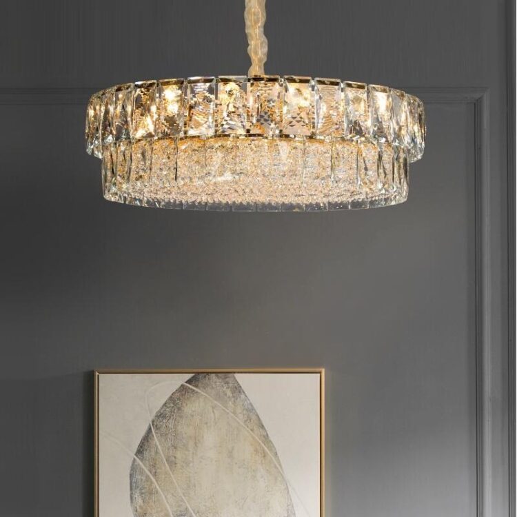 Crystal living room chandelier