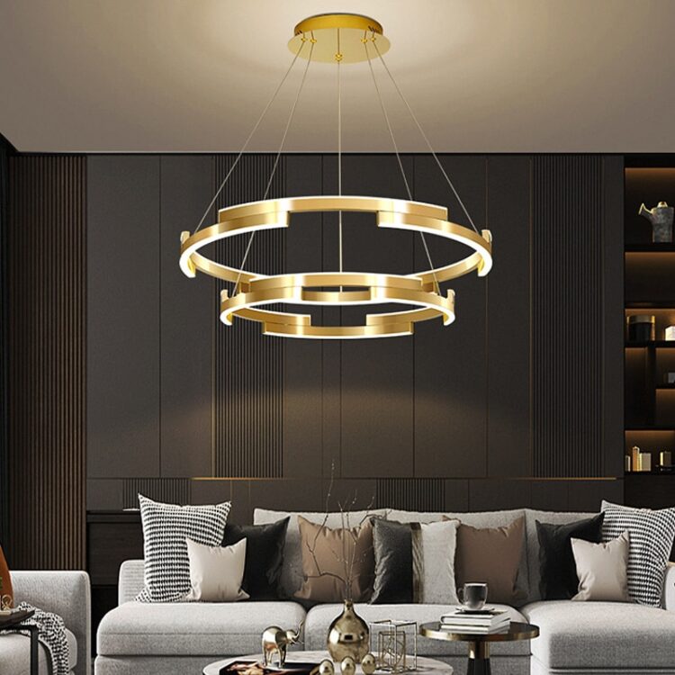Modern Circle Rings Lamp fixtures home lamp 2