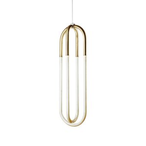 Nordic U-shaped Pipe Gold Pendant Lamp
