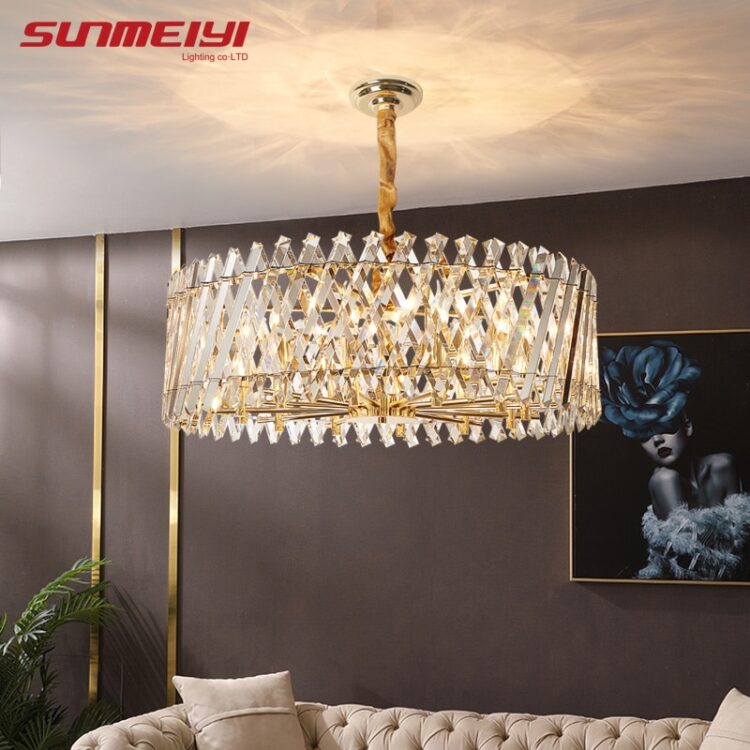 Crystal Pendant Lamps Modern Industrial Kitchen Dining room Lamp Luxruy Led Pendant Light For Bedroom Loft lampes suspendues 3