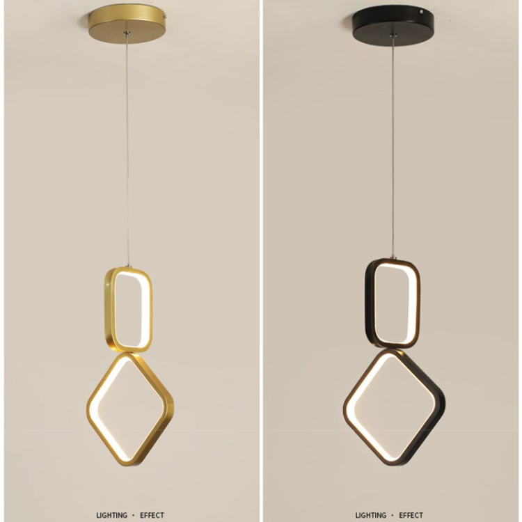 Gold Ring Modern Led Pendant Lights