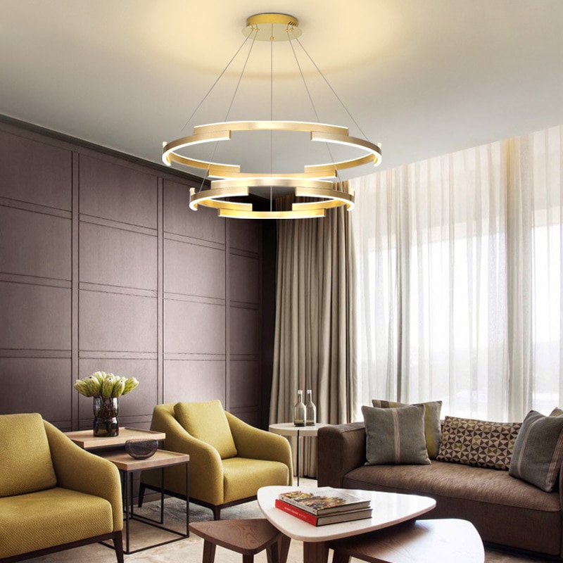 Modern Circle Rings Lamp fixtures home lamp