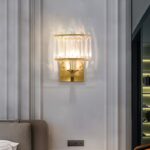 N-Lighten Crystal Wall Light LED Indoor Gold Wall Lamp