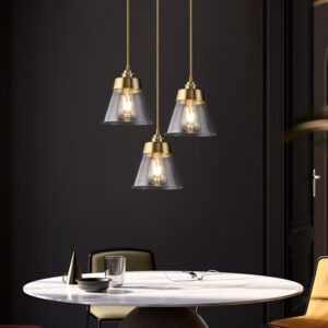 Nordic style glass Pendant lamp E27 Bulb