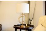 Modern Simple LED Table Lamp Lighting Bedroom Bedside Lamp Metal Gold Fashion Desk Light E27 Lamp Art Home Deocration Desk Light 10
