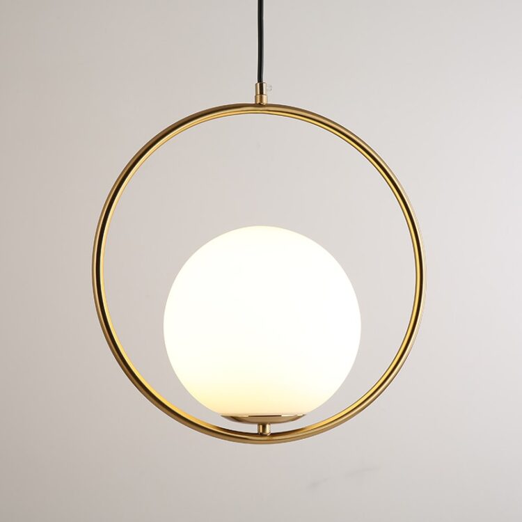 Nordic bedroom bedside modern light luxury pendant lamp 4