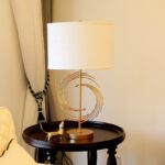 Modern Simple LED Table Lamp Lighting Bedroom Bedside Lamp Metal Gold Fashion Desk Light E27 Lamp Art Home Deocration Desk Light 13