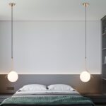 Nordic Glass ball pendant lights living room pendant lamp 31