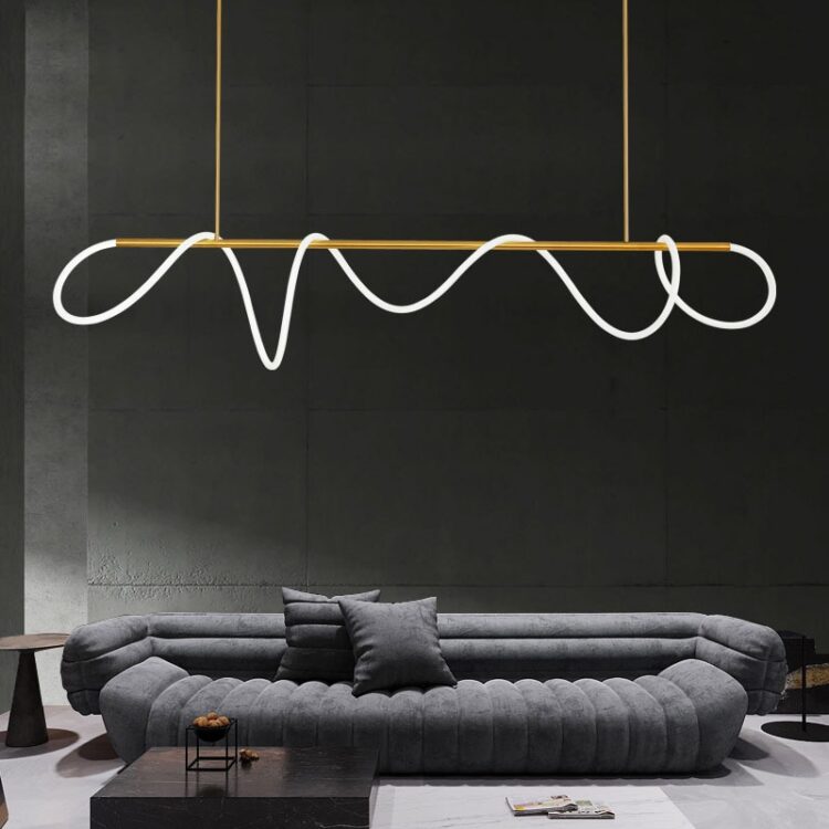 Nordic Minimalist LED Pendant Light Modern Brass LED Hanging Lamp LOFT Dining Room Living Room Home Deco Lighting Fixtures
