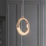 Modern Ring Round Hanging Nordic Indoor Pendant Lamp 4