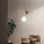 Modern Minimalist Wall Sconce Lamp Bedside Lamp Creative Personality Nordic Decoration Glass Ball Led Interior Lighting 5