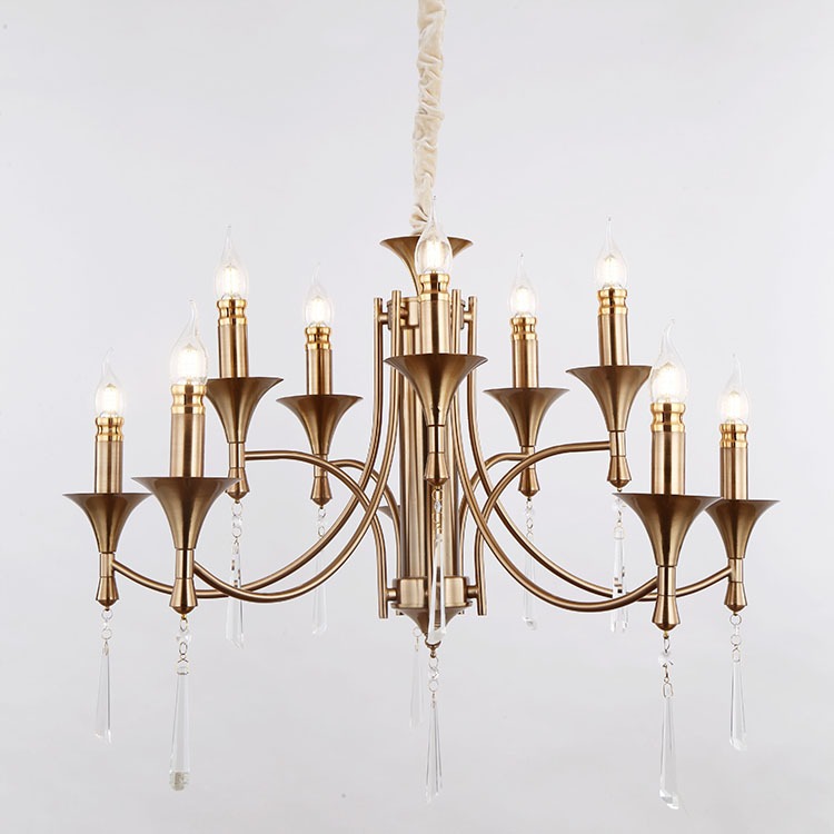 Country Iron Light Chandelier 8 arms