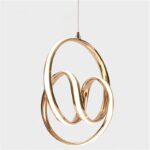 Modern Minimalist Led Pendant Lamp Art Spiral Design Restaurant Study Bar Counter Light Fixtures 5
